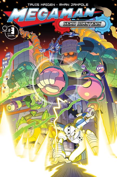 PRE-SALE: MEGA MAN GEAR MASTERS #3 (OF 5) CVR A RYAN JAMPOLE