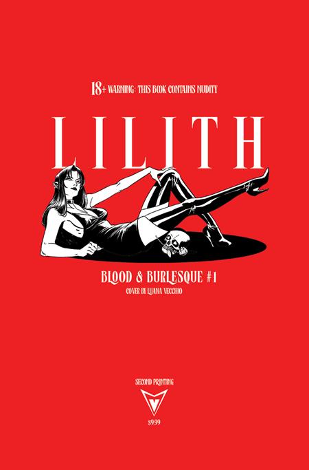 PRE-SALE: LILITH BLOOD AND BURLESQUE #1 (OF 5) 2ND PTG CVR D LUANA VECCHIO NSFW BLACK BAG VAR (MR)