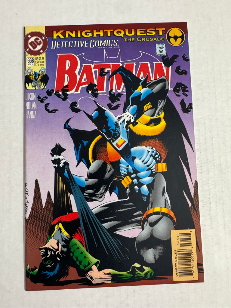 DETECTIVE COMICS #668 NM Kelley Jones Cover