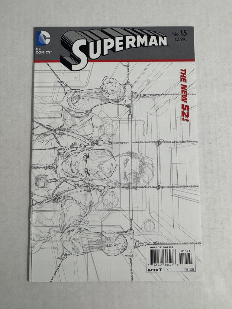 SUPERMAN #15 Vol 3 NM 1:25 Sketch Variant