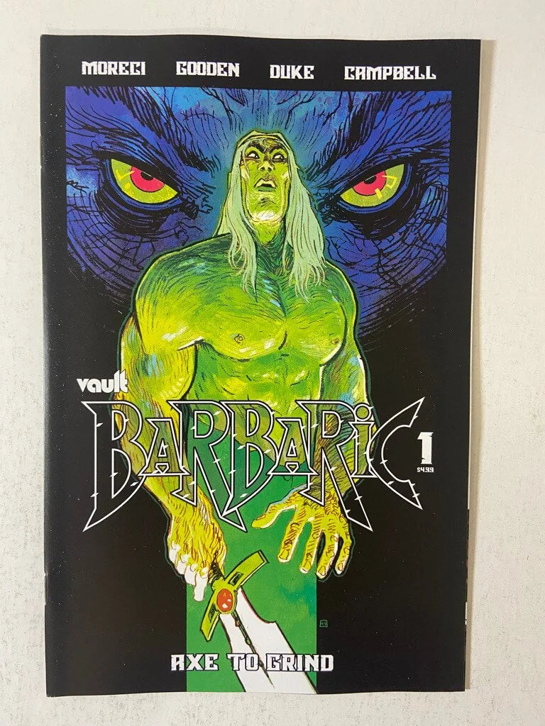 BARBARIC Axe To Grind #1 NM 1:5 Hayden Sherman Variant