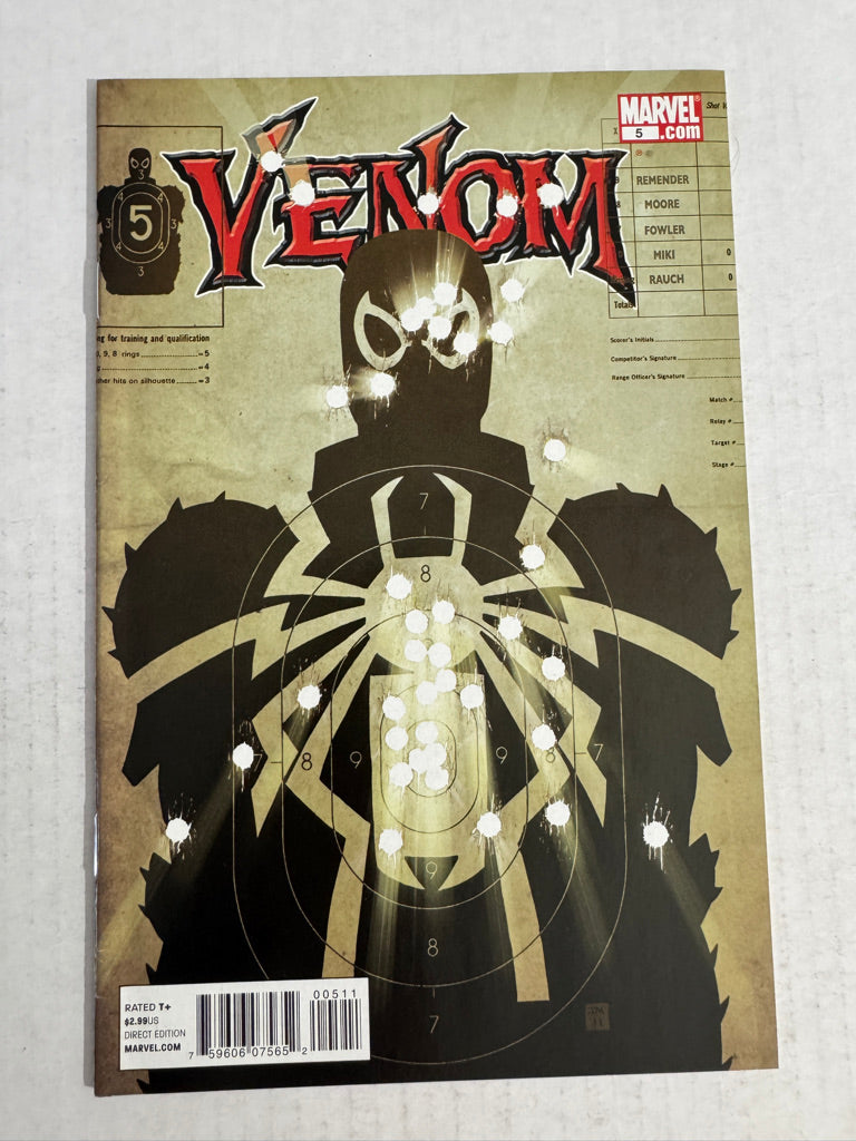 VENOM #5 Vol 2 VF/NM Tony Moore Cover