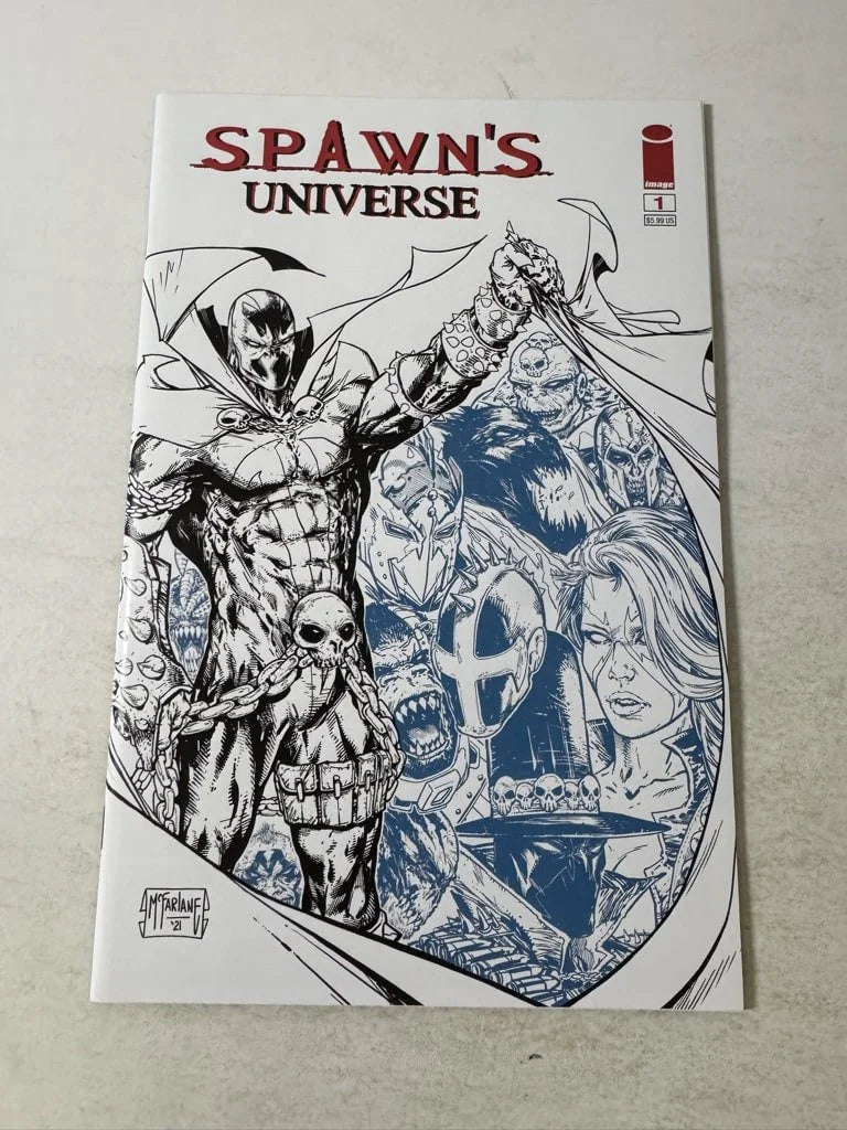SPAWN'S UNIVERSE #1 NM 2nd Print Todd McFarlane Variant