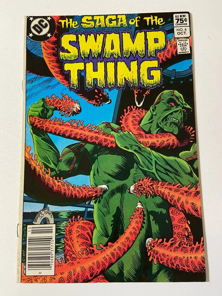 SAGA OF THE SWAMP THING #6 VF/NM CANADIAN PRICE VARIANT