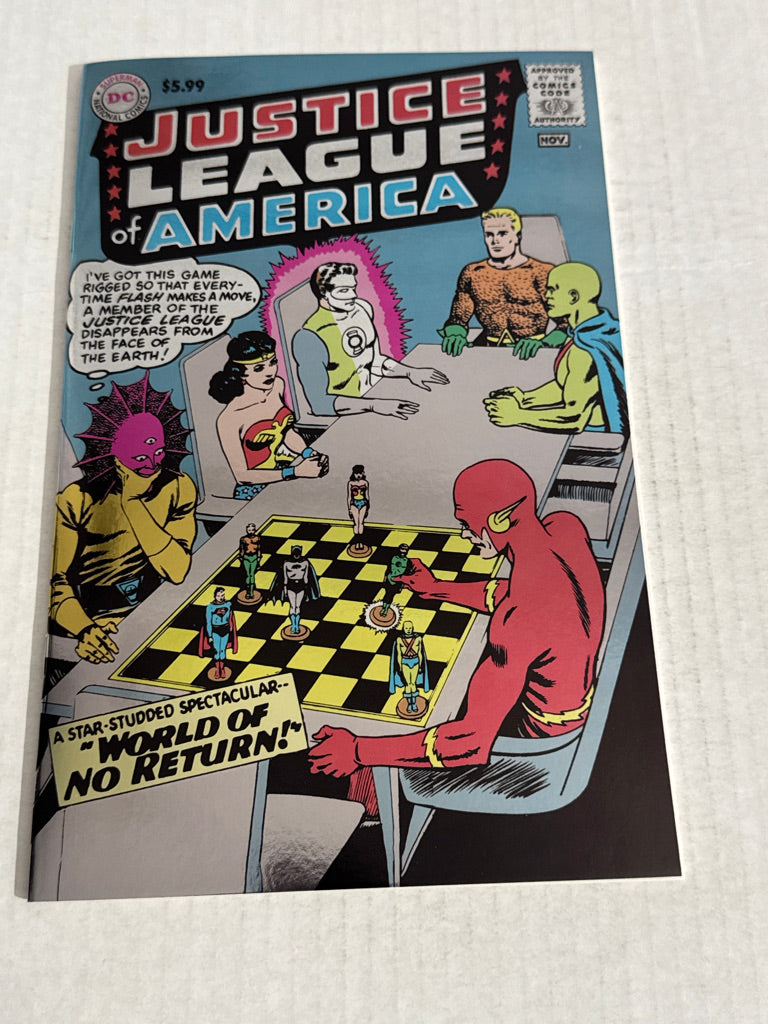 JUSTICE LEAGUE OF AMERICA #1 NM Foil Facsimile Variant