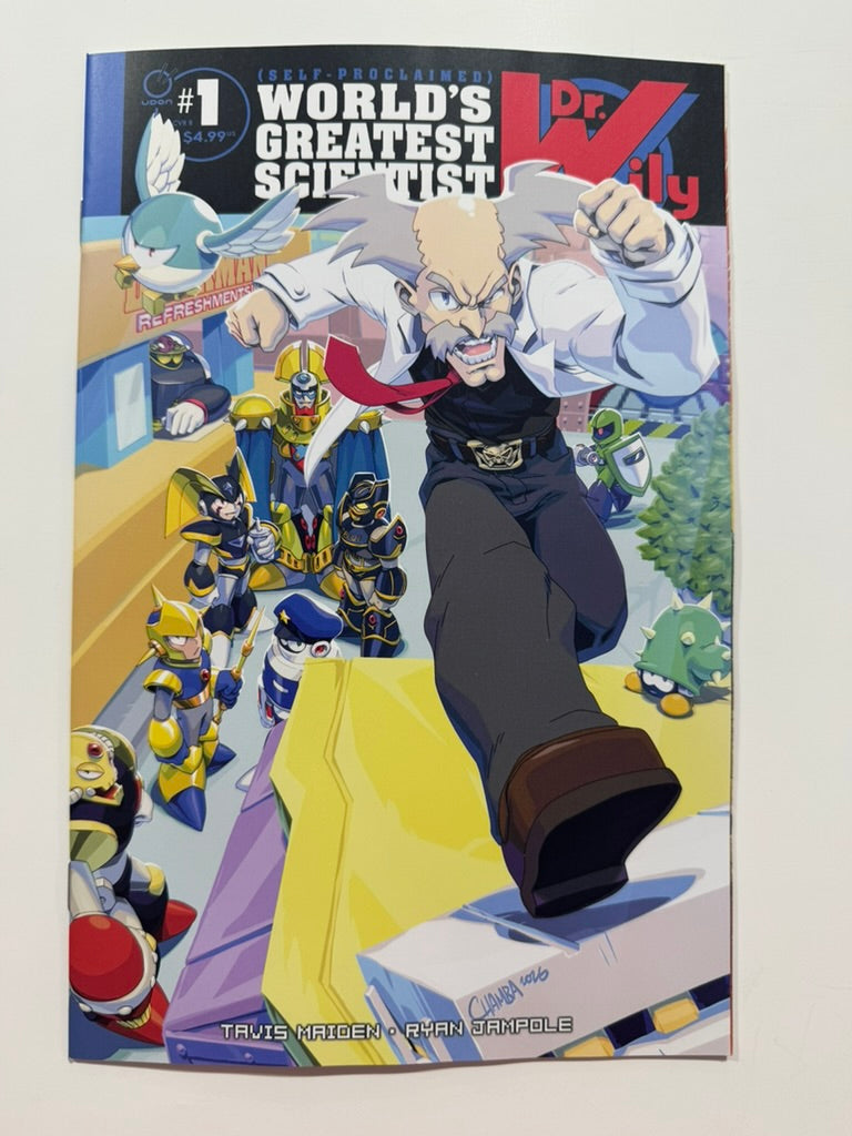 DR. WILY #1 NM Cover B Jeffrey 'Chamba' Cruz Variant