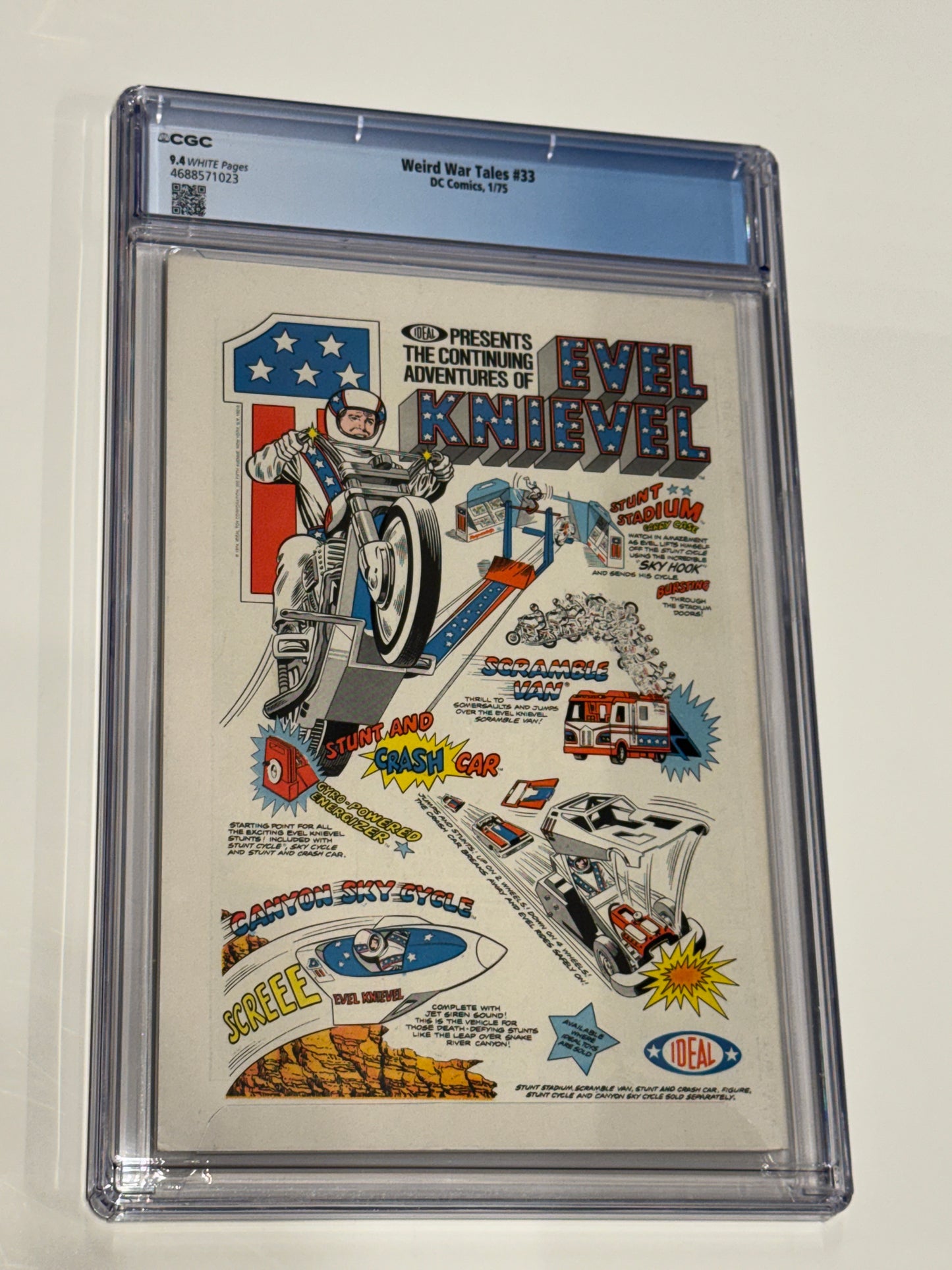 WEIRD WAR TALES #33 CGC 9.4