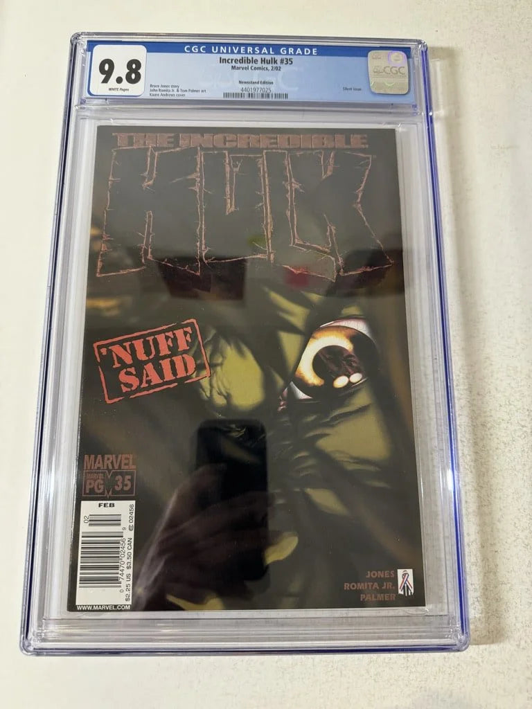 INCREDIBLE HULK #35 Vol 2 CGC 9.8 Kaare Andrews Cover NEWSSTAND