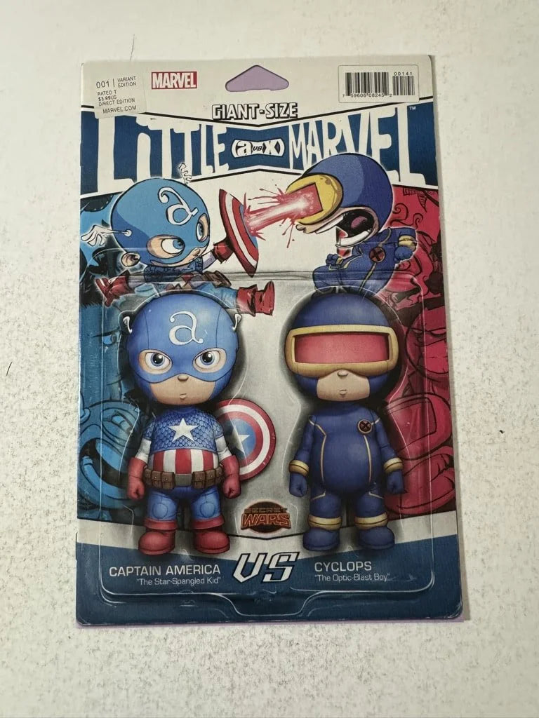 GIANT-SIZE LITTLE MARVEL AVsX #1 NM Skottie Young & Jonathan Tyler Christopher Action Figure Cover
