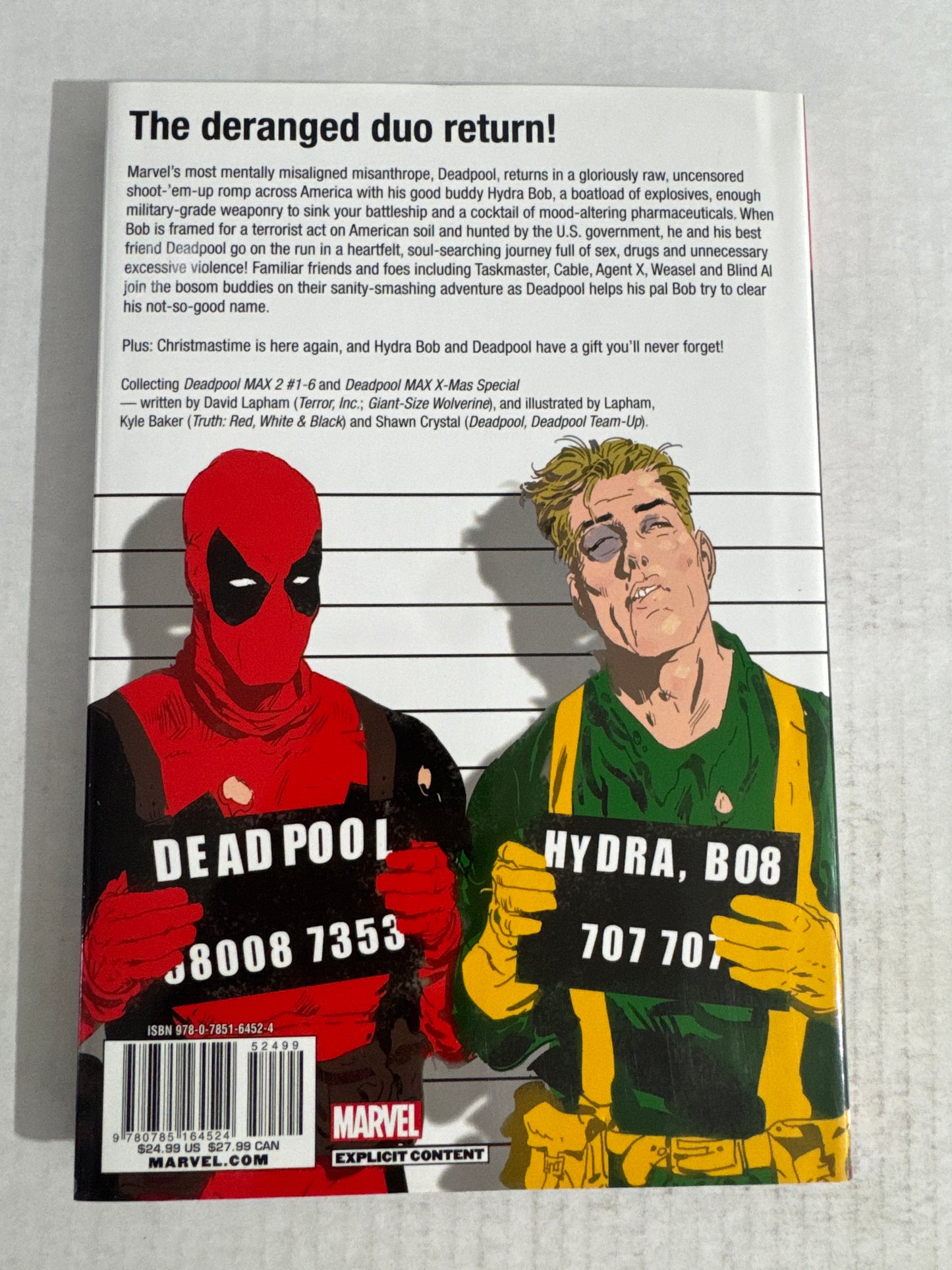 DEADPOOL MAX Second Cut HC SIGNED by Kyle Baker