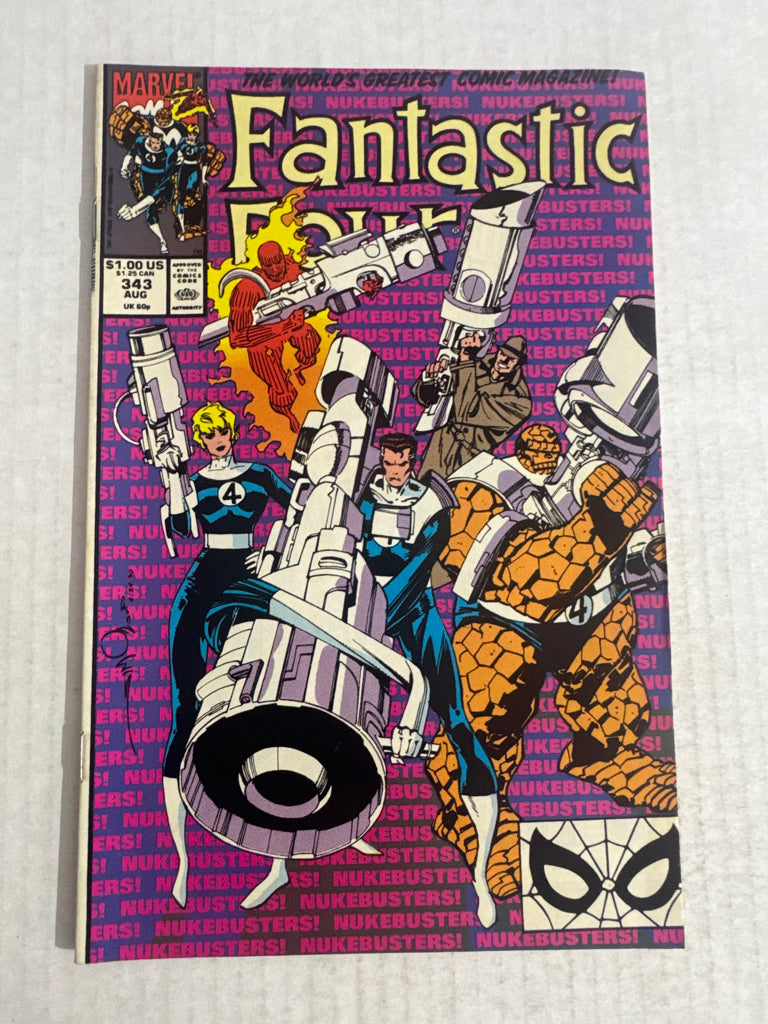 FANTASTIC FOUR #343 VF/NM Walt Simonson Cover