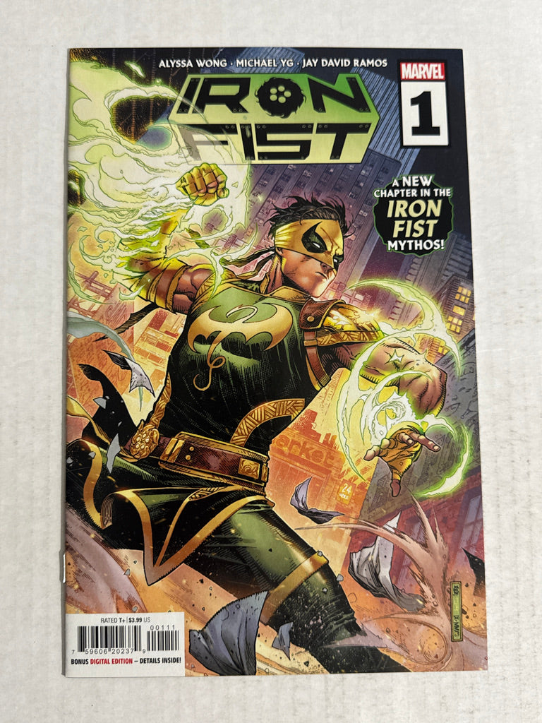 IRON FIST #1 Vol 6 NM Jimmy Cheung Cover 1ST APPEARANCE