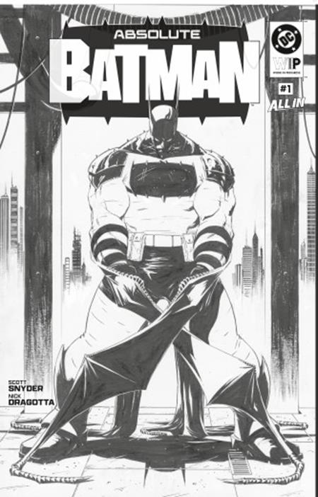 PRE-SALE: DC W.I.P. ABSOLUTE BATMAN #1 Second Printing Cvr A Nick Dragotta