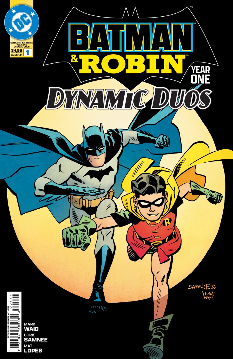 DF BATMAN & ROBIN YEAR ONE DYNAMIC DUOS #1 SILVER SIGNATURE SERIES SIGNED BY MARK WAID