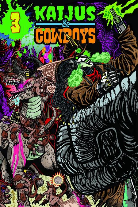 PRE-SALE: KAIJUS AND COWBOYS #3 (OF 12) CVR A FRANKIE B WASHINGTON