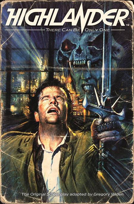 PRE-SALE: HIGHLANDER THE ORIGINAL SCREENPLAY #1 (OF 4) CVR L ORIGINAL POSTER BRIAN BYSOUTH FOIL VAR
