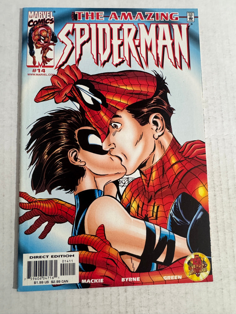 AMAZING SPIDER-MAN #14 Vol 2 NM- John Byrne Cover