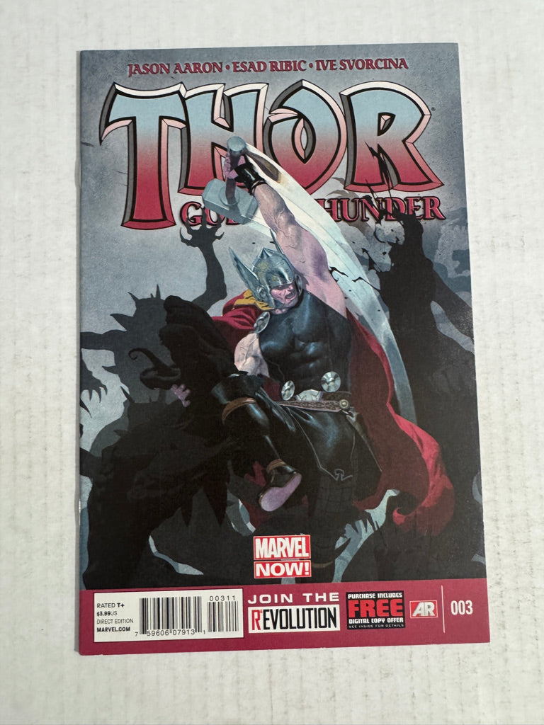 THOR GOD OF THUNDER #3 VF Esad Ribic Cover