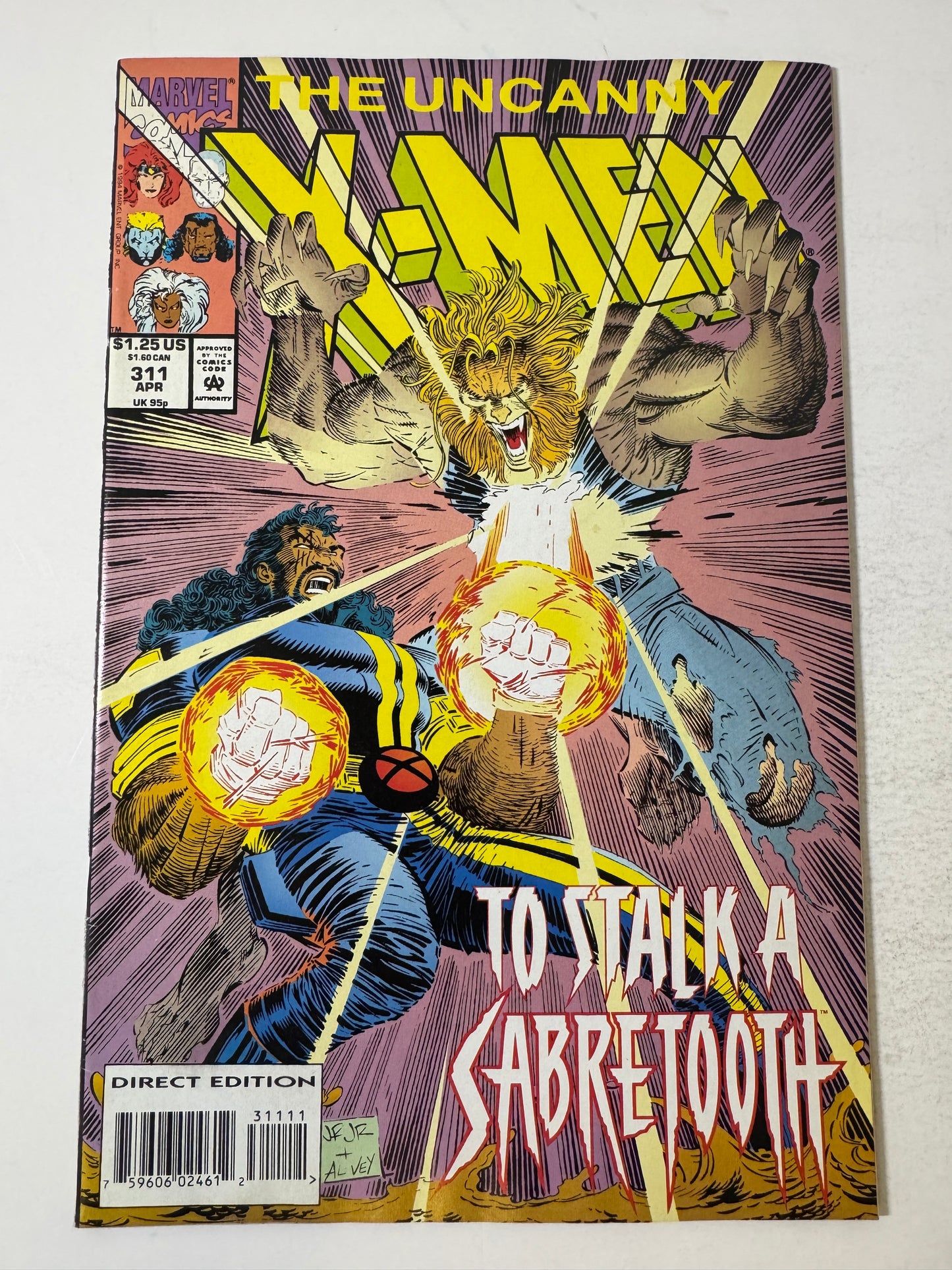 UNCANNY X-MEN #311 VF+