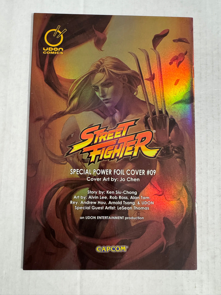 STREET FIGHTER #9 NM Jo Chen Power Foil Variant