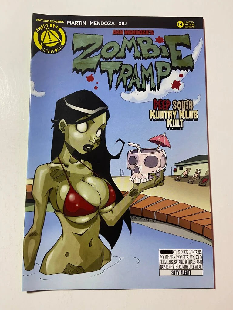 ZOMBIE TRAMP #14 Dan Mendoza Variant LTD 2000
