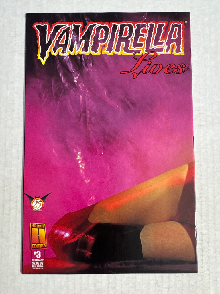 VAMPIRELLA LIVES #3 NM Photo Wrap Variant (Harris)