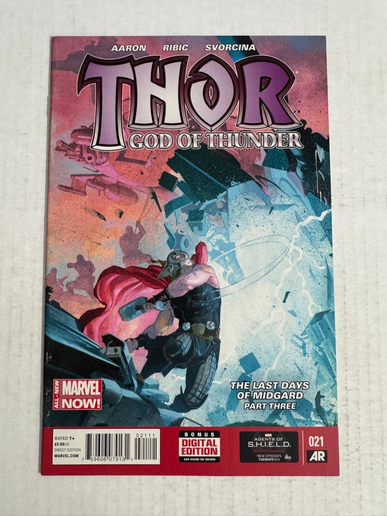 THOR GOD OF THUNDER #20 VF/NM SIGNED by Esad Ribic