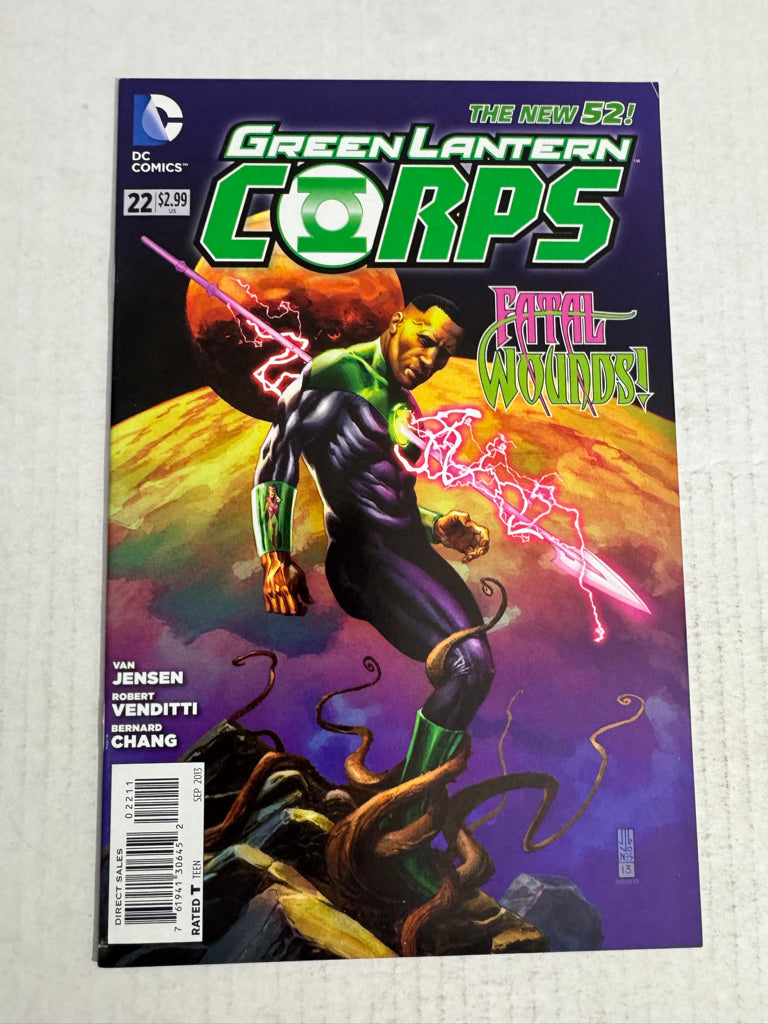 GREEN LANTERN CORPS #22 Vol 3 VF JG Jones Cover