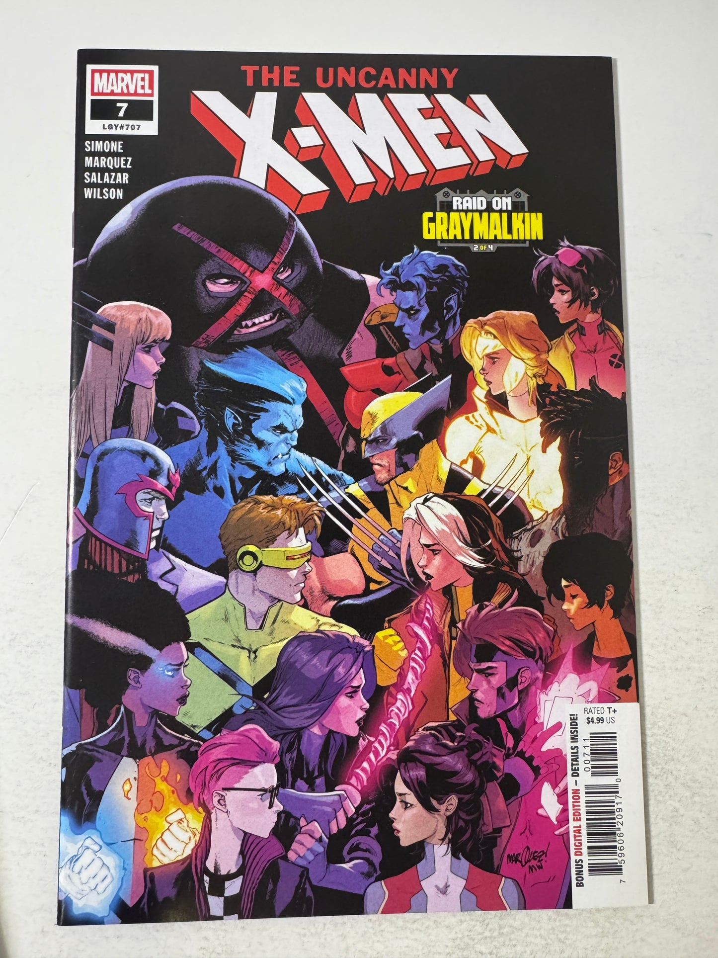 UNCANNY X-MEN #7 Vol 6 VF/NM