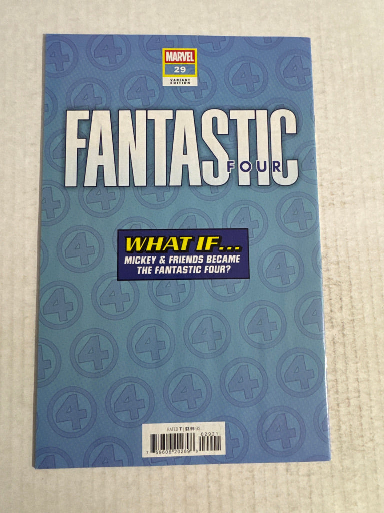 FANTASTIC FOUR #29 Vol 7 NM Disney Homage Variant