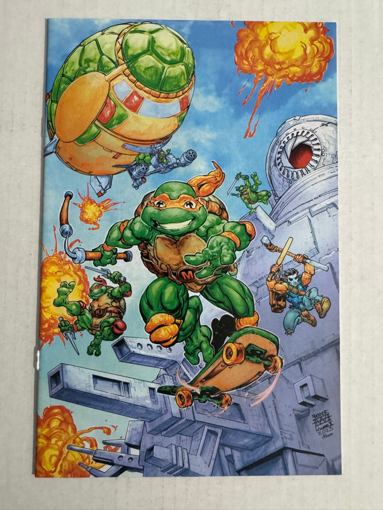 TEENAGE MUTANT NINJA TURTLES SATURDAY MORNING ADVENTURES #4 NM 1:25 Virgin Variant