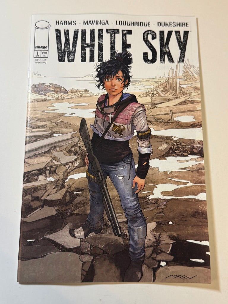 WHITE SKY #1 NM 2nd Print Variant