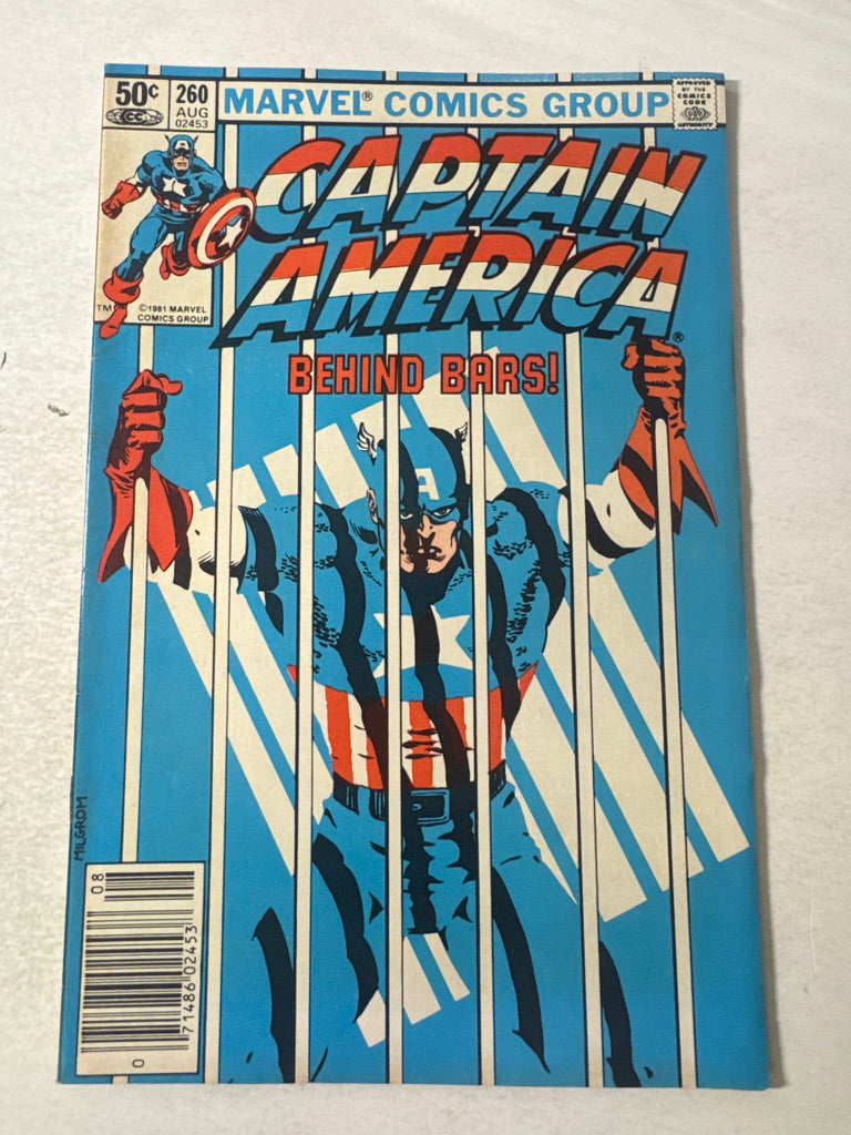 CAPTAIN AMERICA #260 FN- NEWSSTAND
