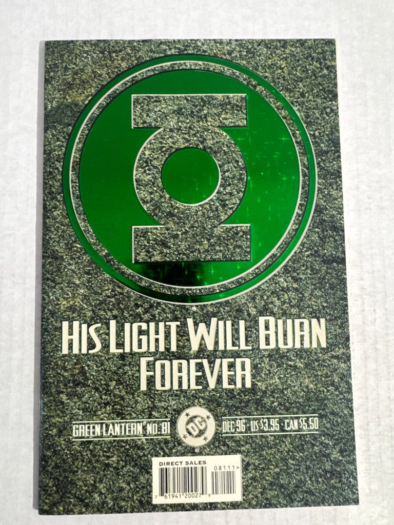 GREEN LANTERN #81 Vol 2 NM Foil Cover