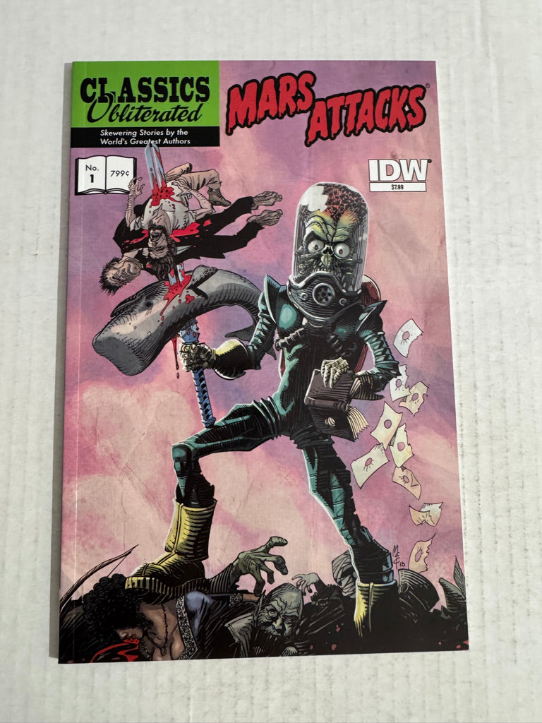 MARS ATTACKS CLASSICS OBLITERATED NM
