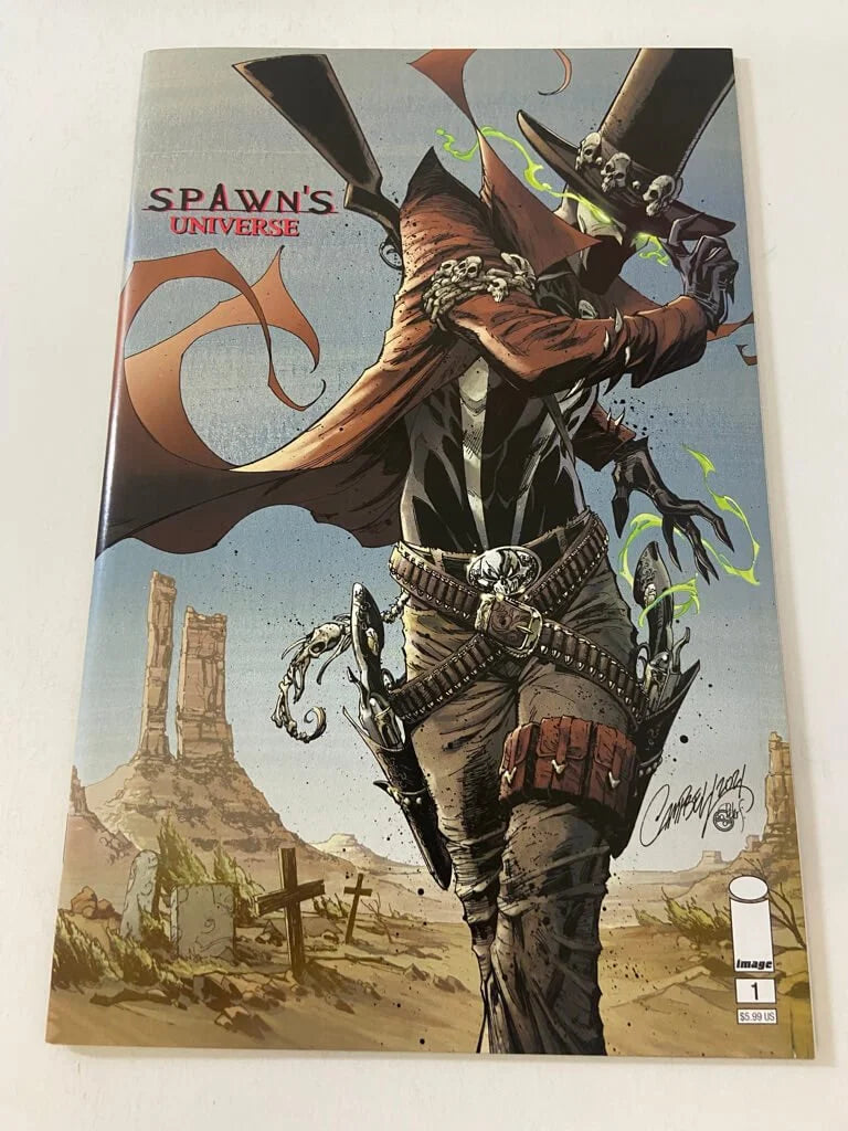SPAWN'S UNIVERSE #1 VF+ J Scott Campbell Gunslinger Variant 1ST APPEARANCE