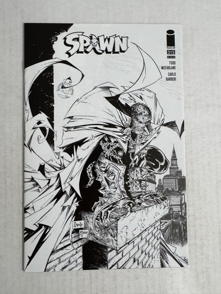 SPAWN #315 NM 1:5 Greg Capullo & Todd McFarlane Variant 1ST APPEARANCE