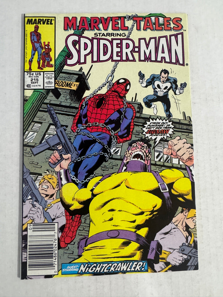 MARVEL TALES #215 VF/NM Mike Zeck Cover NEWSSTAND