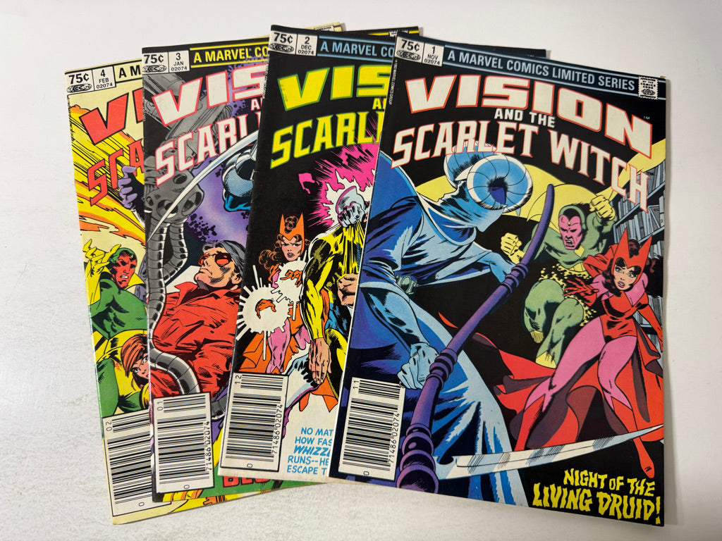 VISION AND THE SCARLET WITCH #1-4 VF SET CANADIAN PRICE VARIANT