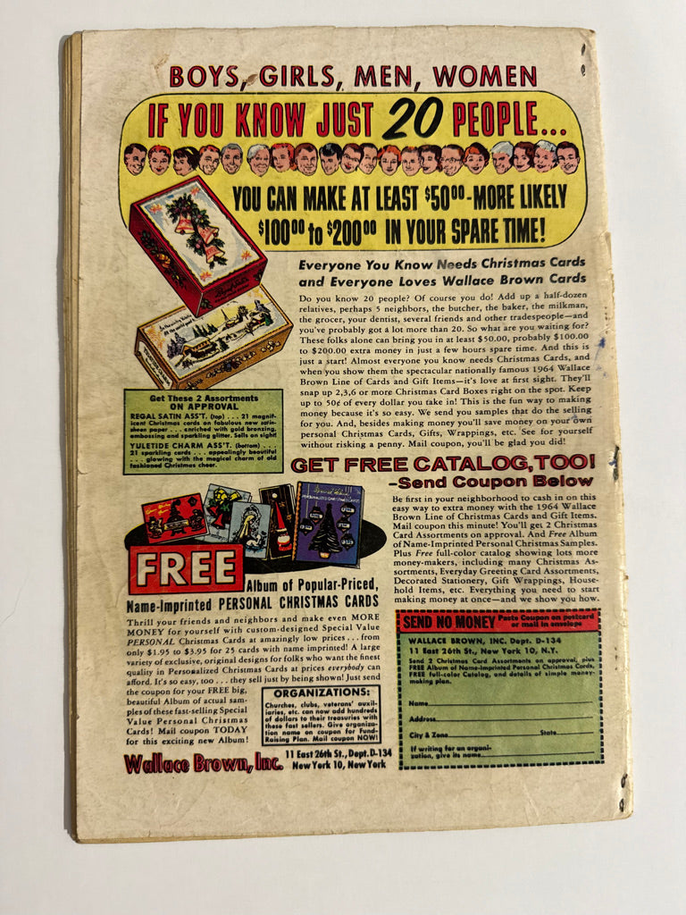 STRANGE TALES #124 GD