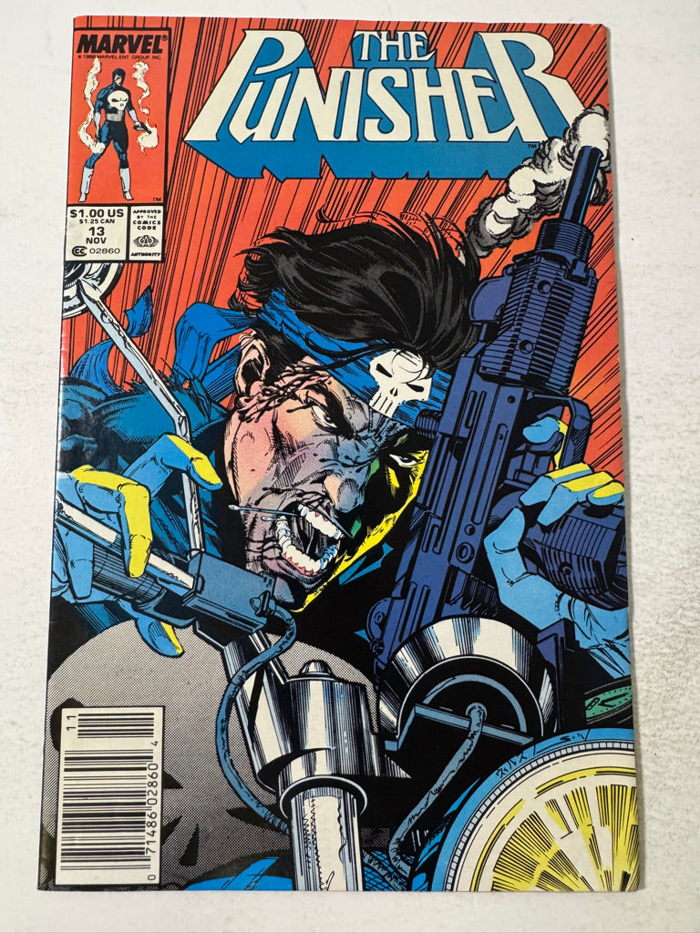 PUNISHER #13 Vol 2 VF- NEWSSTAND