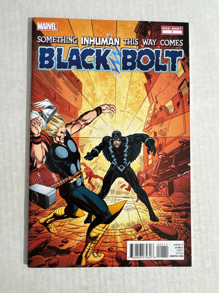 BLACK BOLT Something Inhuman This Way Comes #1 NM Neal Adams Cover