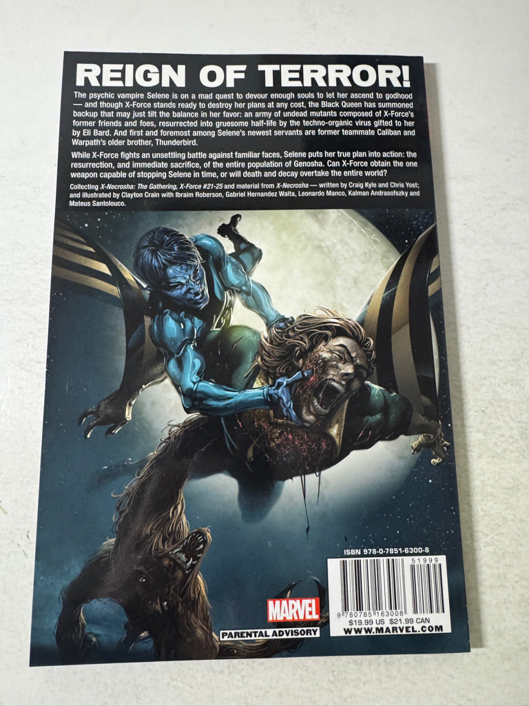 X-FORCE Necrosha TPB OOP VF+