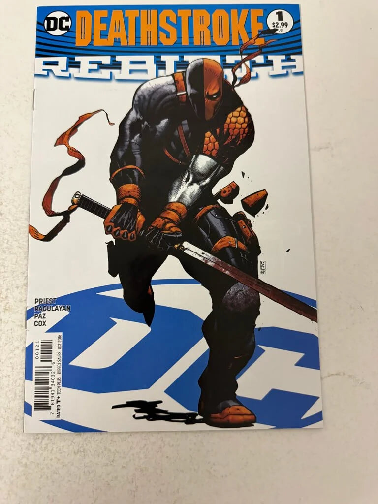 DEATHSTROKE REBIRTH #1 NM Stephen Platt Variant
