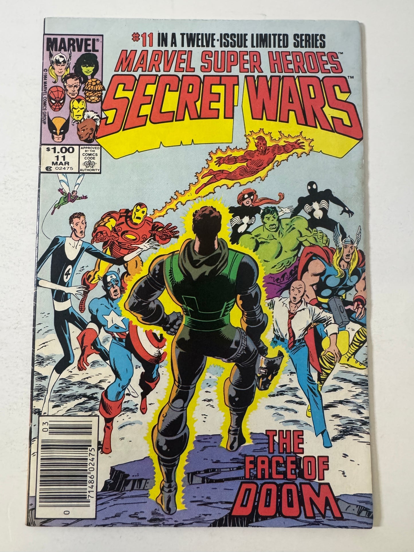 MARVEL SUPER HEROES SECRET WARS #11 VG+ CANADIAN PRICE VARIANT