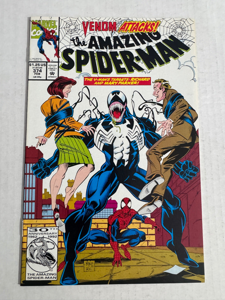 AMAZING SPIDER-MAN #374 NM- Mark Bagley Cover