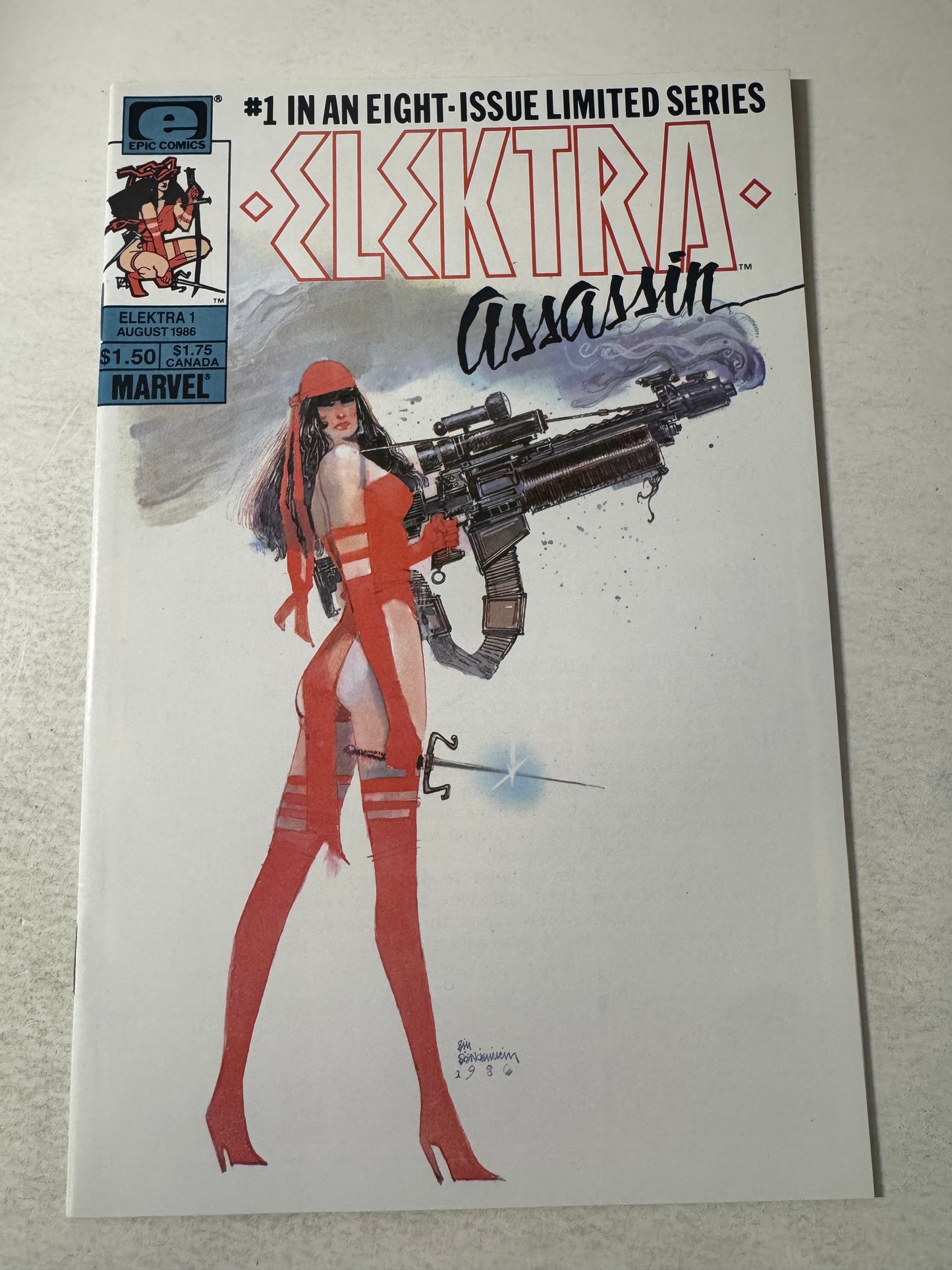 ELEKTRA ASSASSIN #1 Bill Sienkiewicz Cover