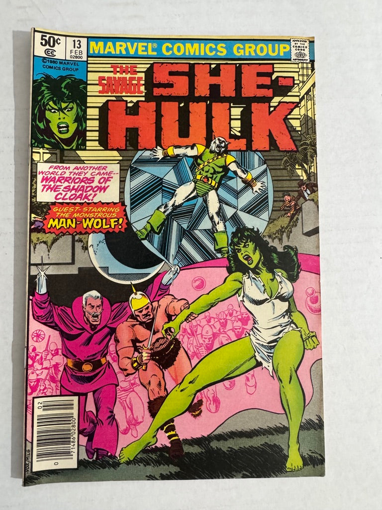 SAVAGE SHE-HULK #13 NEWSSTAND