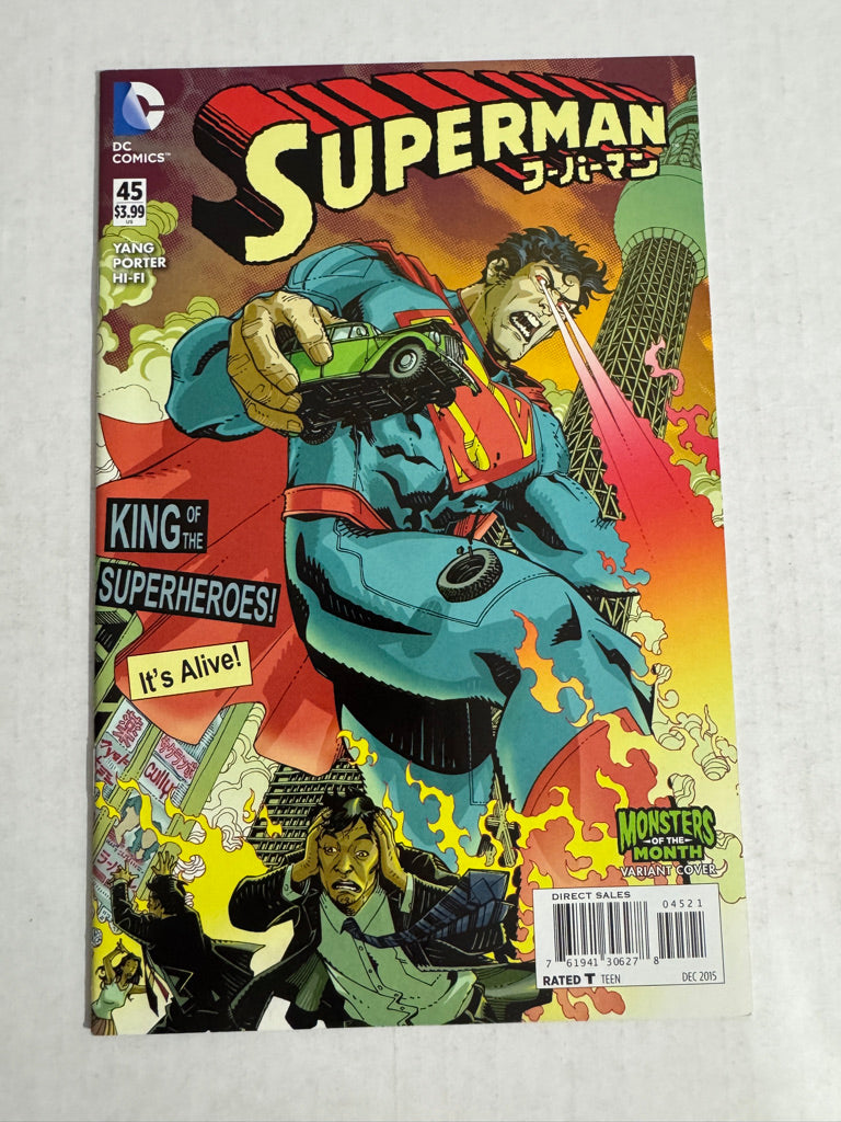SUPERMAN #45 Vol 3 NM Hamner Monsters of The Month Variant