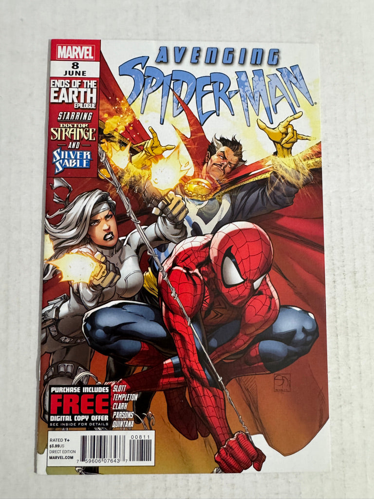 AVENGING SPIDER-MAN #8 NM Shane Davis Cover